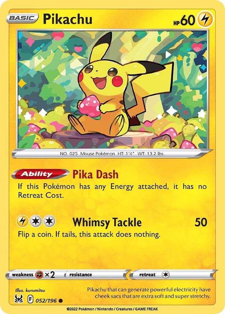 Pikachu 52/196<br/>kurumitsu