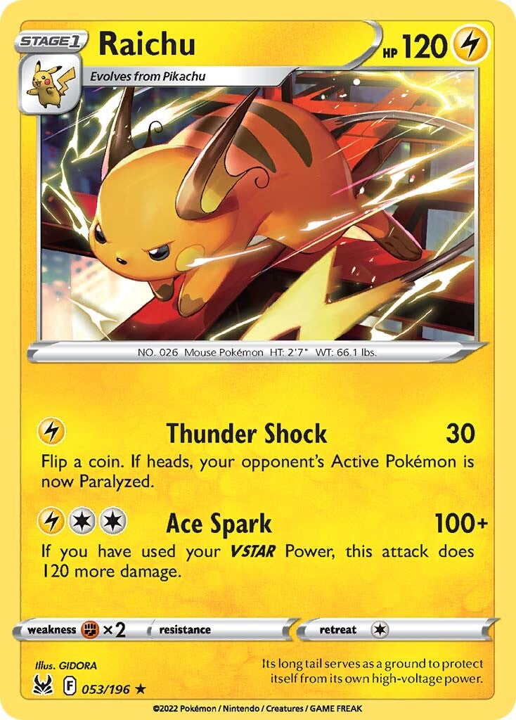 Raichu 53/196<br/>GIDORA