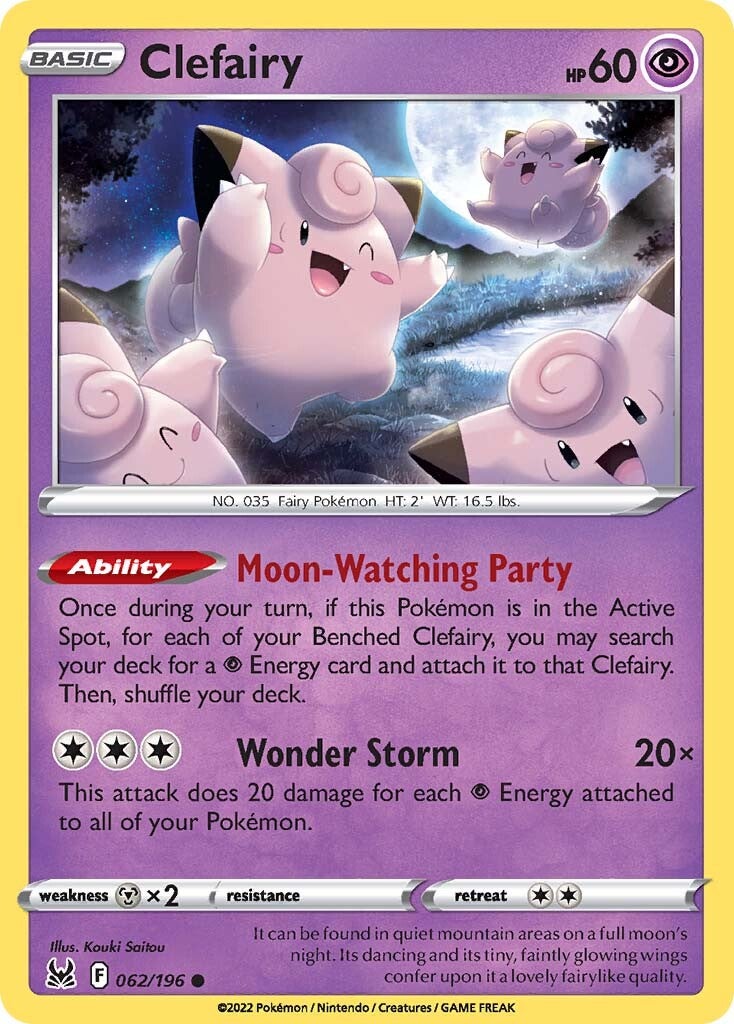 Clefairy 62/196<br/>Kouki Saitou