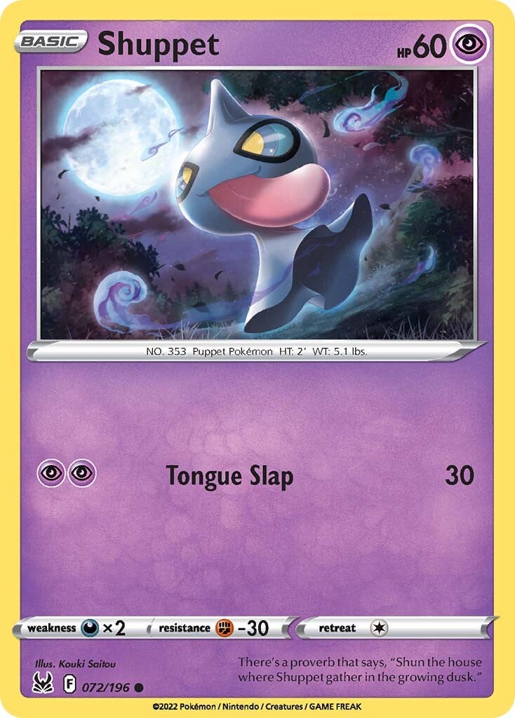 Shuppet 72/196<br/>Kouki Saitou