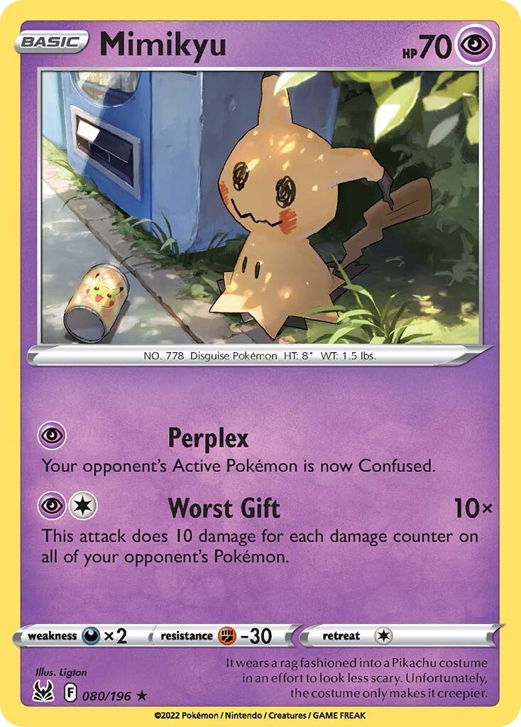 Mimikyu 80/196<br/>Ligton