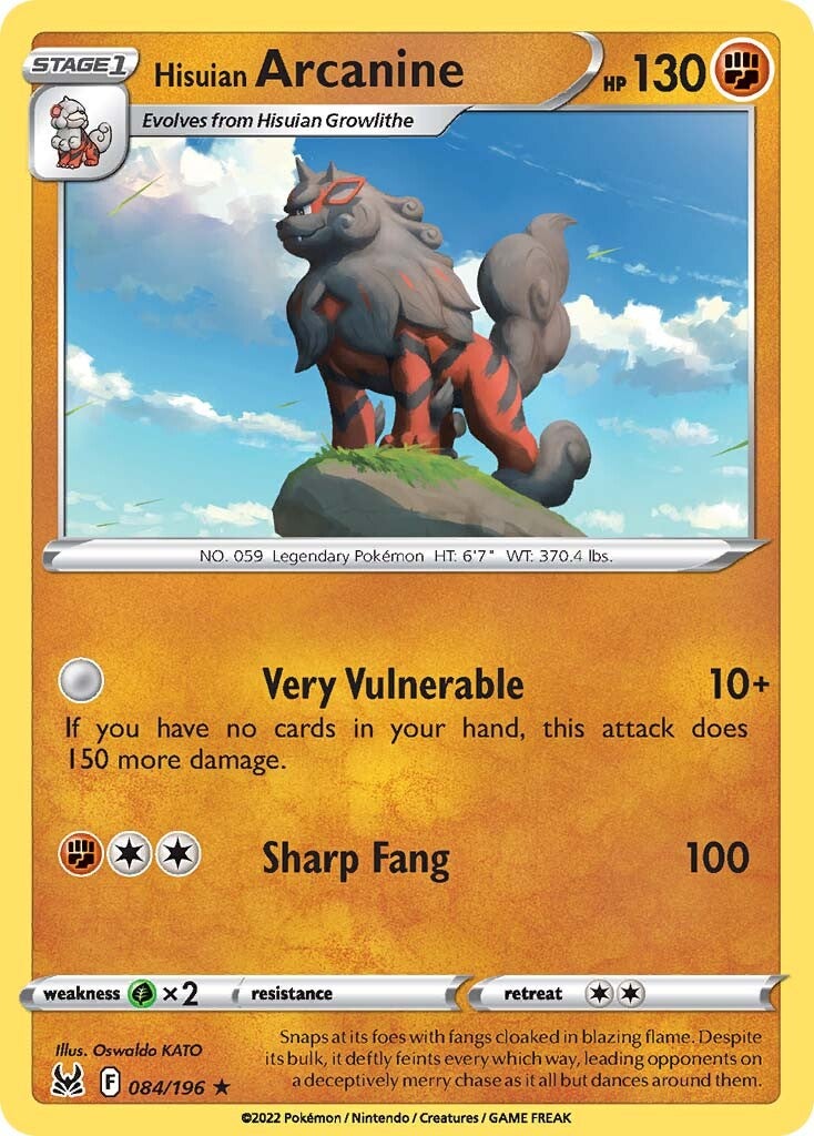 Hisuian Arcanine 84/196<br/>Oswaldo KATO
