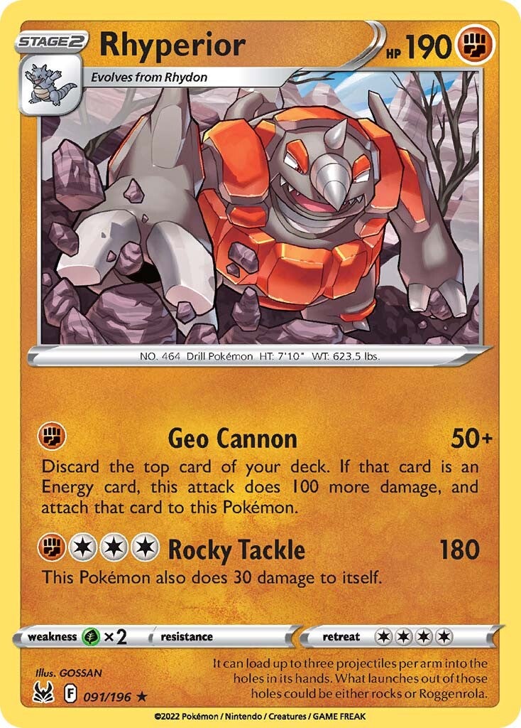 Rhyperior 91/196<br/>GOSSAN