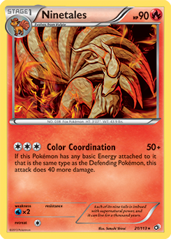 Ninetales 21/113<br/>Satoshi Shirai
