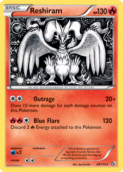 Reshiram 28/113<br/>Aya Kusube