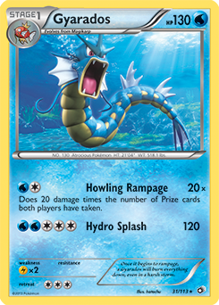 Gyarados 31/113<br/>hatachu
