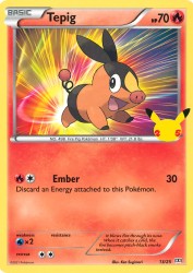Tepig 13/25<br/>Ken Sugimori