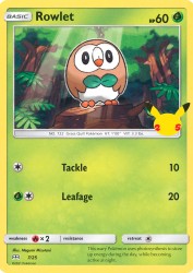 Rowlet 7/25<br/>Megumi Mizutani