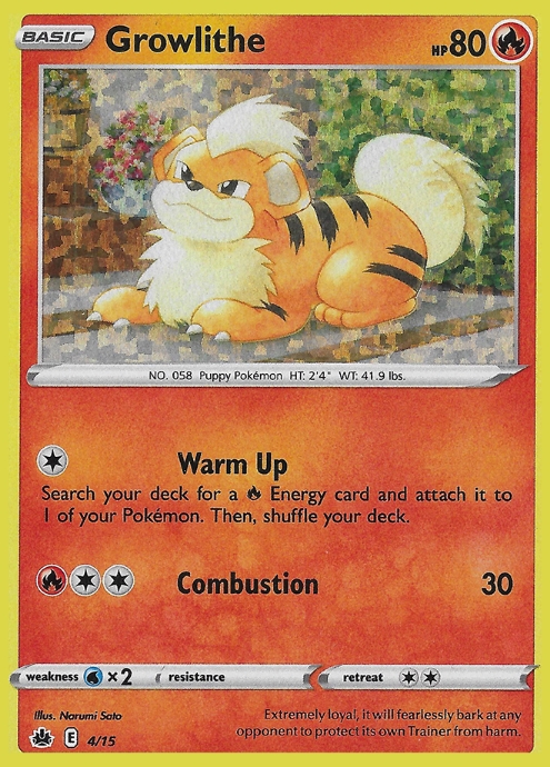 Growlithe 4/15<br/>Narumi Sato