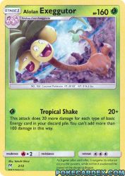Alolan Exeggutor 2/12<br/>Satoshi Shirai
