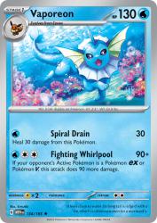 Vaporeon 134/165<br/>kirisAki