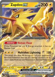 Zapdos ex 145/165<br/>takuyoa