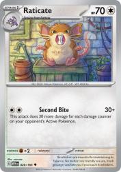 Raticate 20/165<br/>sowsow