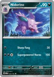 Nidorino 33/165<br/>Shiburingaru