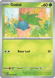 Oddish 43/165<br/>Sekio