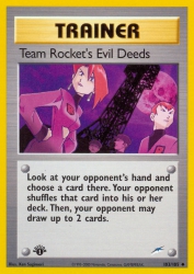 Team Rocket's Evil Deeds 103/105<br/>Ken Sugimori