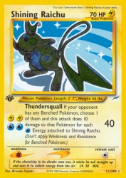 Shining Raichu 111/105<br/>Hironobu Yoshida