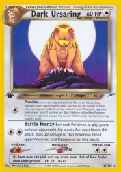 Dark Ursaring 21/105<br/>Mitsuhiro Arita