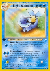Light Vaporeon 52/105<br/>Kagemaru Himeno