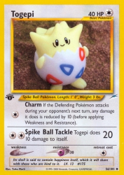 Togepi 56/105<br/>Yuka Morii