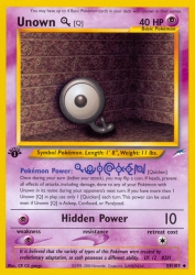 Unown Q 59/105<br/>CR CG gangs