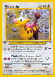 Girafarig 66/105<br/>Yuka Morii