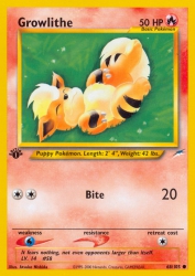 Growlithe 68/105<br/>Atsuko Nishida