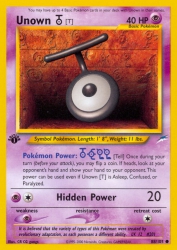 Unown T 88/105<br/>CR CG gangs