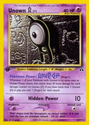 Unown A 33/75<br/>CR CG gangs