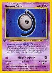 Unown D 47/75<br/>CR CG gangs