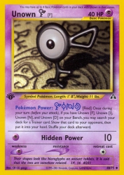 Unown F 48/75<br/>CR CG gangs