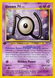 Unown N 50/75<br/>CR CG gangs