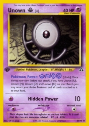 Unown U 51/75<br/>CR CG gangs