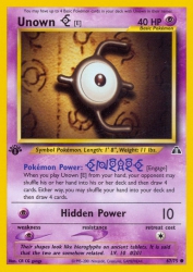 Unown E 67/75<br/>CR CG gangs