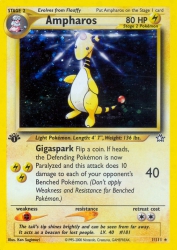 Ampharos 1/111<br/>Ken Sugimori