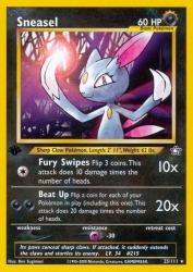 Sneasel 25/111<br/>Ken Sugimori