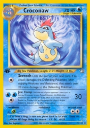 Croconaw 31/111<br/>Ken Sugimori