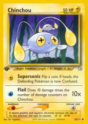 Chinchou 55/111<br/>Ken Sugimori