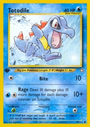 Totodile 80/111<br/>Ken Sugimori