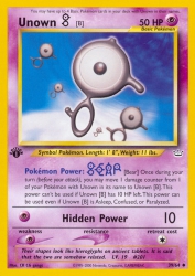 Unown B 39/64<br/>CR CG gangs