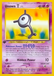 Unown Y 40/64<br/>CR CG gangs