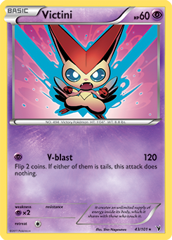 Victini 43/101<br/>Shin Nagasawa