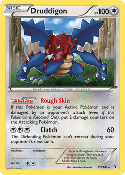 Druddigon 89/101<br/>Masakazu Fukuda