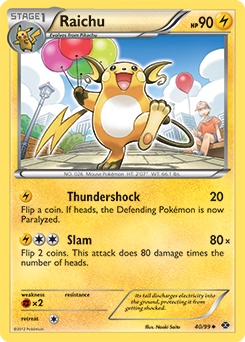 Raichu 40/99<br/>Naoki Saito