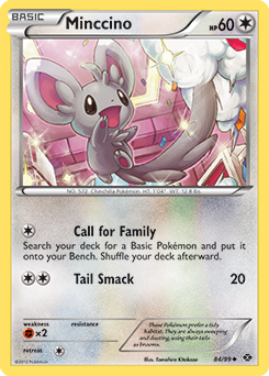 Minccino 84/99<br/>Tomohiro Kitakaze