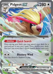 Pidgeot ex 164/197<br/>takuyoa