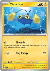 Chinchou 20/91<br/>yuu