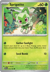 Sprigatito 12/193<br/>Megumi Mizutani