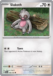 Slakoth 160/193<br/>Shigenori Negishi