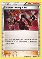 Lysandre's Trump Card 99/119<br/>Hitoshi Ariga